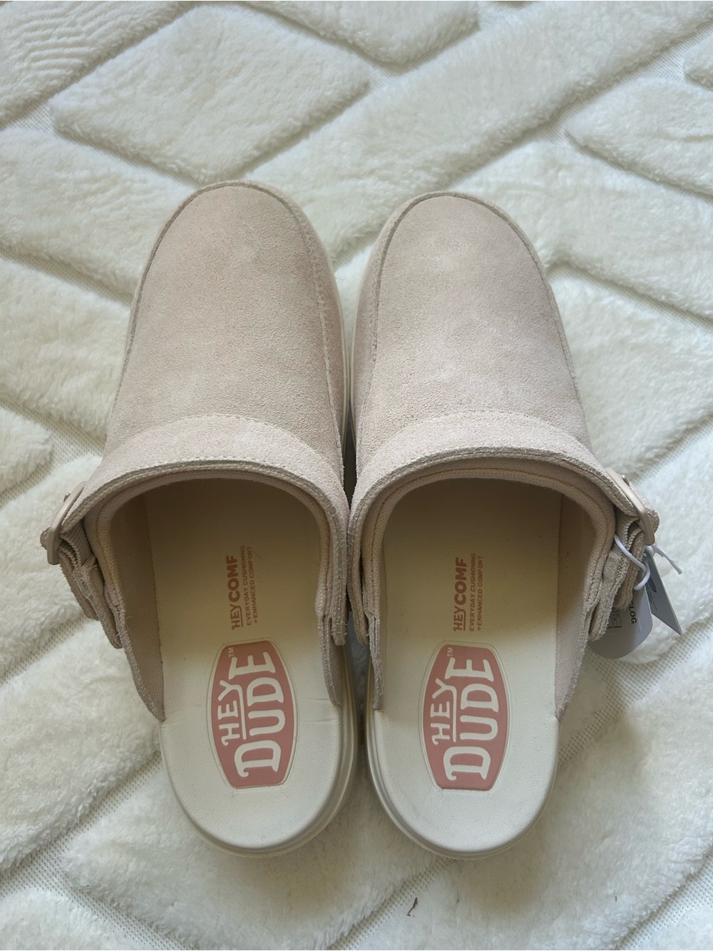 Hey Dude Women's Austin Lift Clogs in Whisper Pink